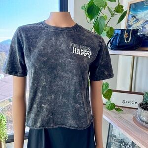 “Find Your Happy” Tee by Mighty Fine, Size: Small